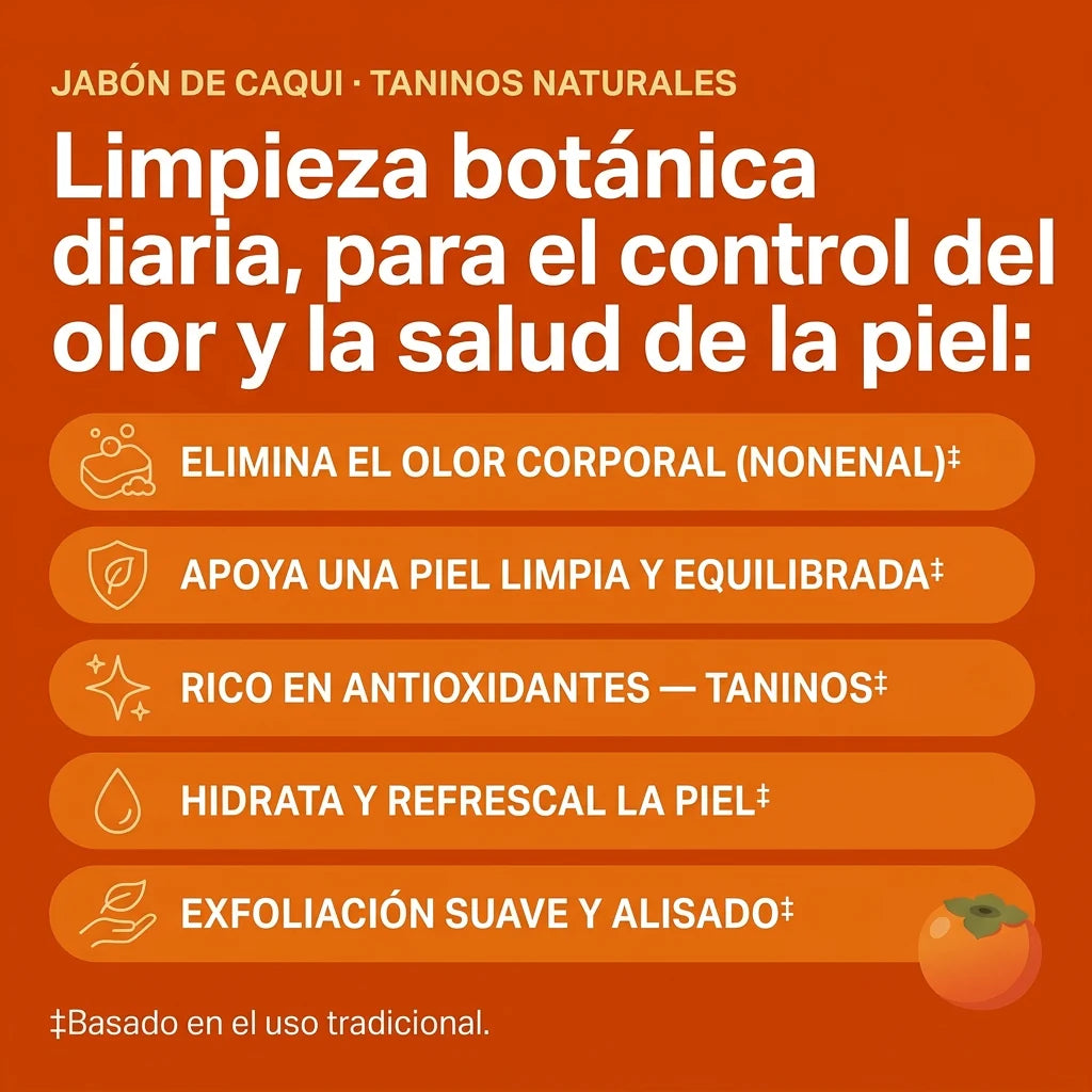 Beneficios del jabón de caqui KAKISHIBU